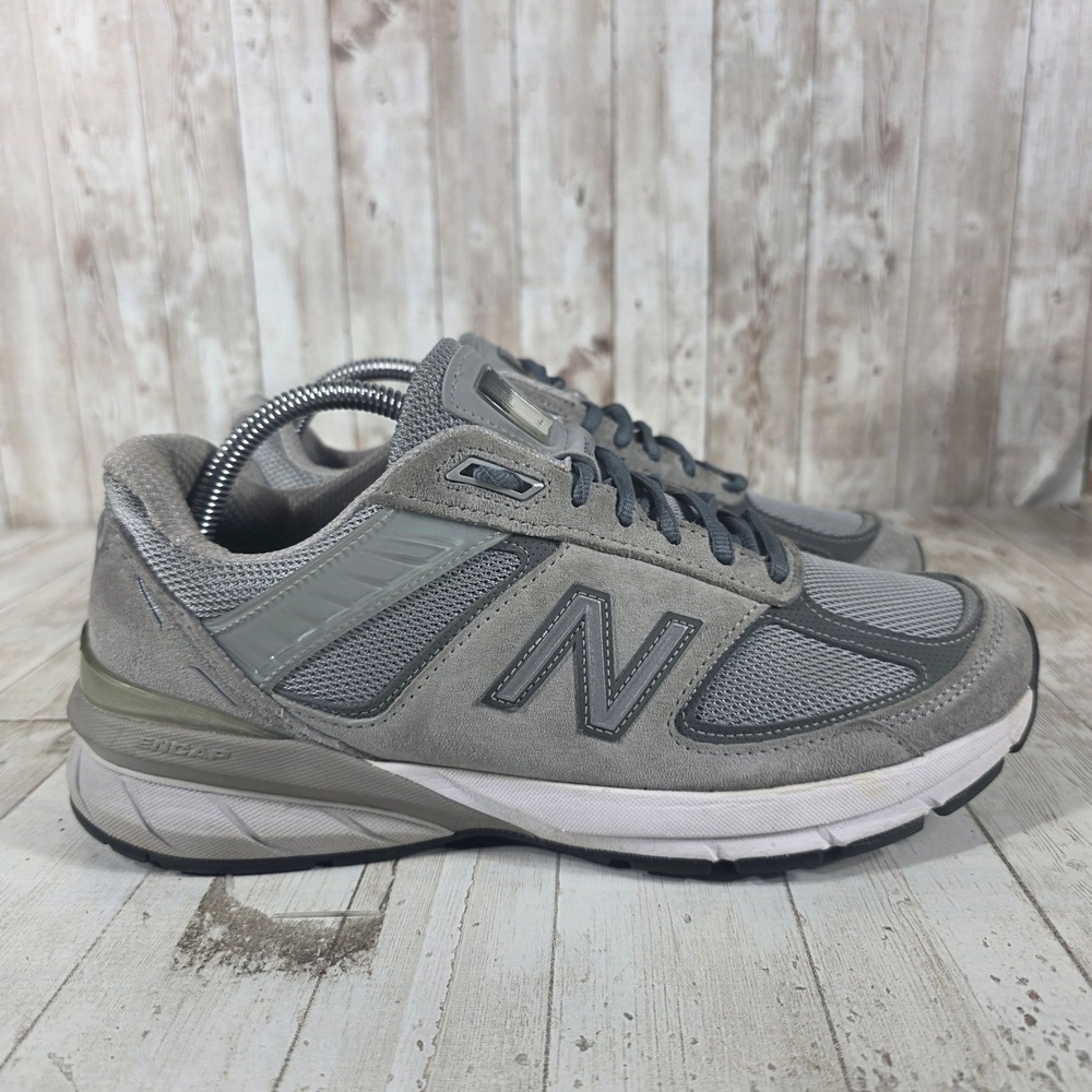 New Balance 990v5 Grey Suede Mesh Running W990GL5 Womens 9.5 Wide D Made USA